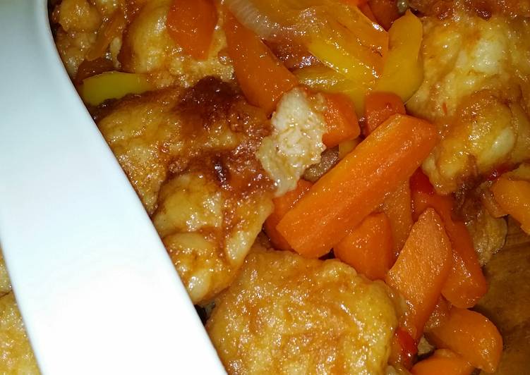 Recipe of Homemade Sweet and sour fish