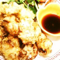 A picture of Our Family's Favorite Chicken Tempura with Shio-Koji.