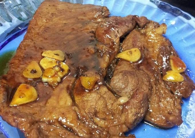 Easiest Way to Make Homemade A Mega-Steak with Amazingly Awesome Sauce!