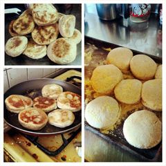 Whole Wheat English Muffins A picture of Whole Wheat English Muffins.