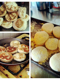 A picture of Whole Wheat English Muffins.