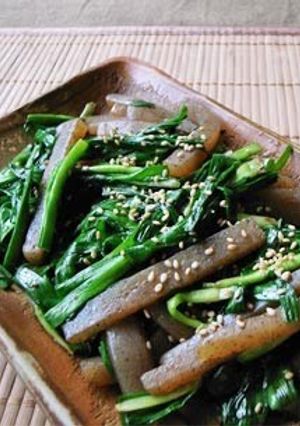 A picture of Stir-Fried Garlic Chives & Konnyaku for Dieters.