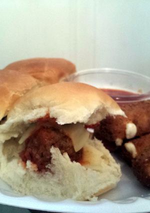 A picture of Mini Meatball Sandwiches.