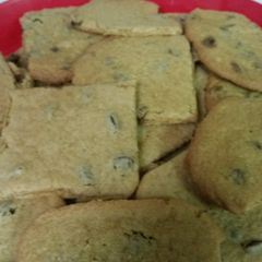 A picture of Carmel Filled Chocolate Chip Cookies.