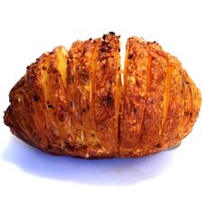 A picture of Hasselback Potatoes (easy diet version).