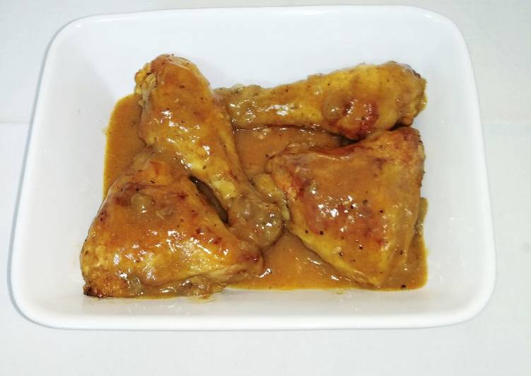 Coxas de Frango ao Molho de Whisky