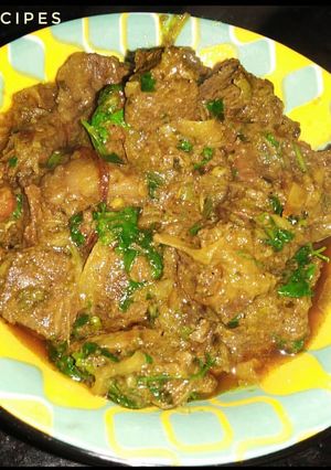 A picture of Mutton kaleji.