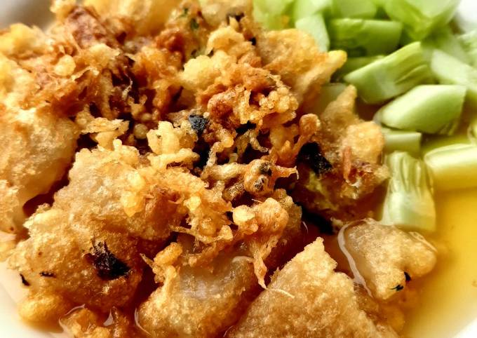 Bagaimana Menyiapkan 76. Aci Goreng (Cireng) Kuah Cuko yang Bikin Ngiler