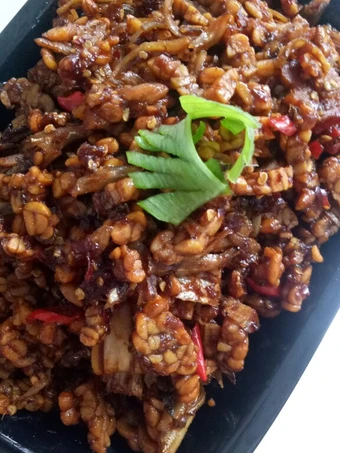 Cara Gampang Membikin Resep Tempe teri kering pedas manis yang Lezat Sekali Anti Ribet, Menggugah Selera