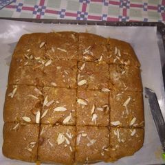 A picture of Besan ki Burfi.