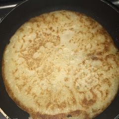 A picture of Rice pan cake aka sinasir #kitchenhuntchallenges.