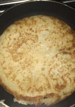 A picture of Rice pan cake aka sinasir #kitchenhuntchallenges.