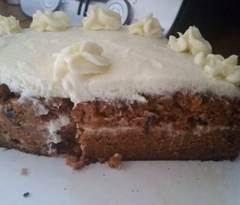 Unique Recipe Carrot Cake with cream cheese frosting Practical Delicious