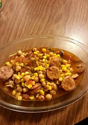 A picture of SMOKED SAUSAGE CHOWDER 👍.