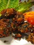 ลาบหมูทอด