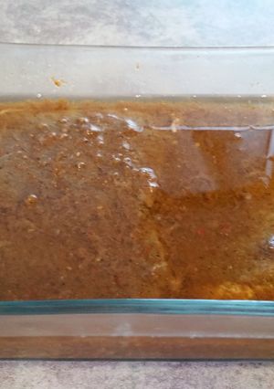 A picture of Bison Steak Marinade.