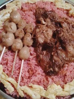Foto resep Nasi minyak merah khas palembang