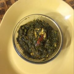 A picture of Malai paneer with methi.