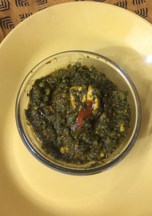 A picture of Malai paneer with methi.