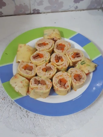 Cara Mudah Membuat Resep 4. Rice Egg Roll yang Lezat Anti Ribet, Mantap Sekali