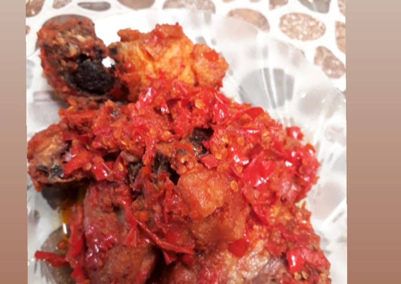 AYAM BALADO Khas PADANG