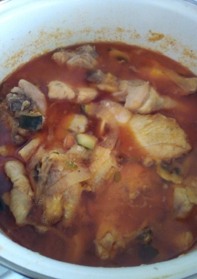 Una foto de Guiso de pollo