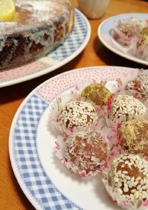 صورة لوصفة كرات التمر