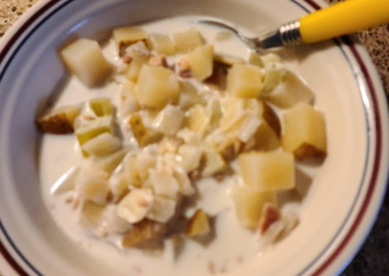 Slow-fried berry soup