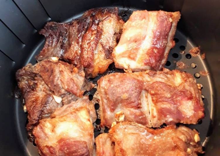 Costela suína na fritadeira elétrica - Tudogosreceitas
