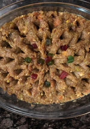 A picture of Chickoo Halva.