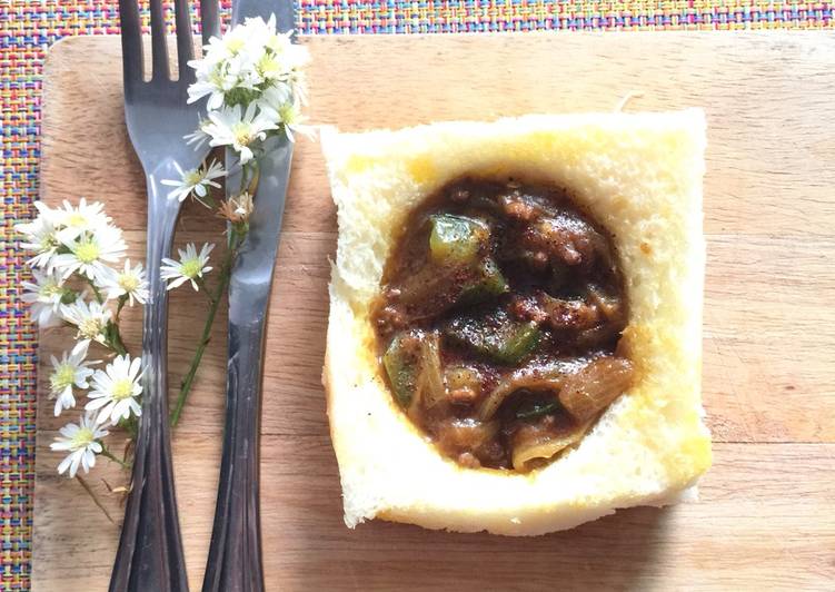 Steps to Make Homemade Breakfast Curry Bread