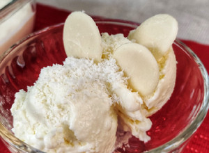 Una foto de Helado de coco 🥥🍦