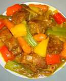 Costillar de cerdo guisado al curry