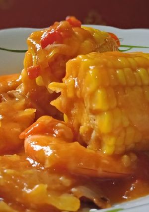 Foto resep Udang saus Padang