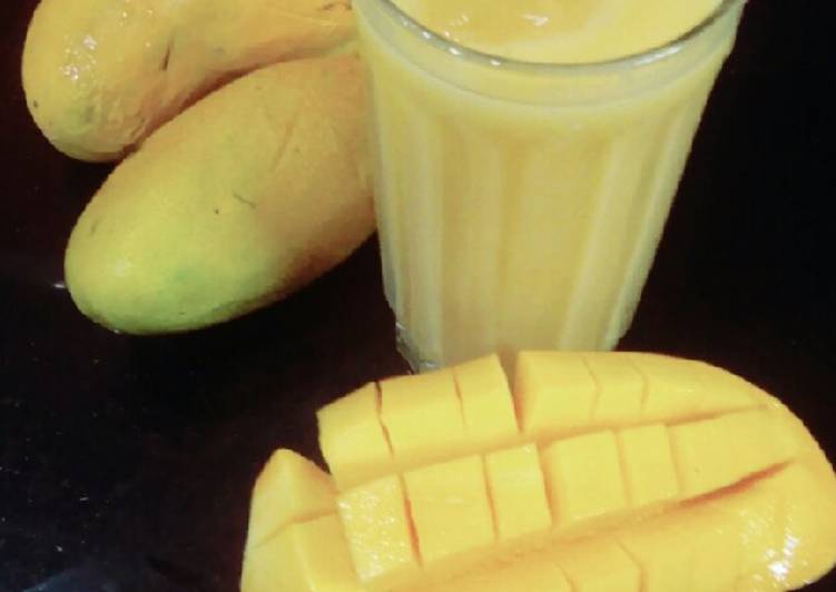 Simple Way to Make Ultimate Mango shake