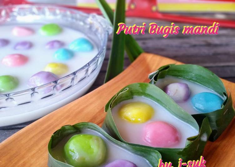 resep cara membuat Putri Bugis mandi