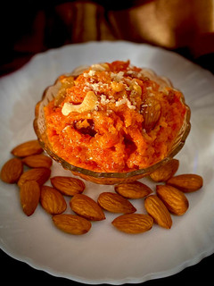 A picture of Gajar ka halwa.