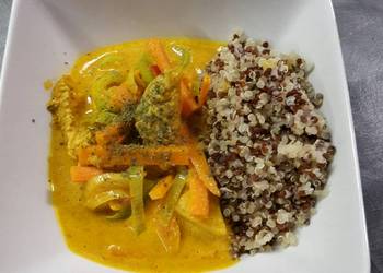 How to Make Delicious Chicken curry with quinoa gluten free