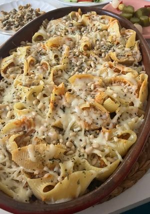 Una foto de Lumaconi con relleno vegetariano