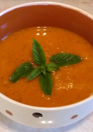 Török vöröslencseleves recept fotója