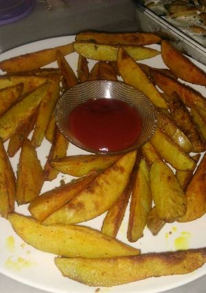 صورة لوصفة بطاطا ودجز