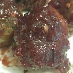 A picture of Vegetarian meatballs / Yule dinner.