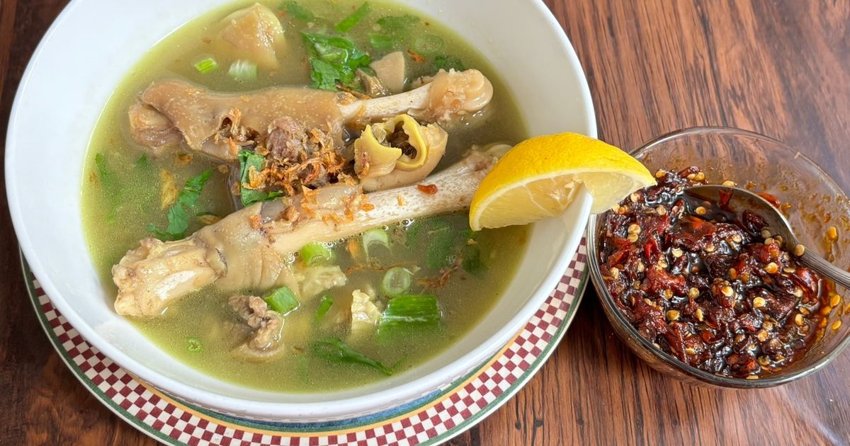 Sop Kepala & Kaki Kambing Muda