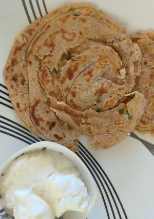 ગાર્લિક લચ્છા પરાઠા (Garlic Lachchha Paratha Recipe In Gujarati) રેસીપી મુખ્ય ફોટો