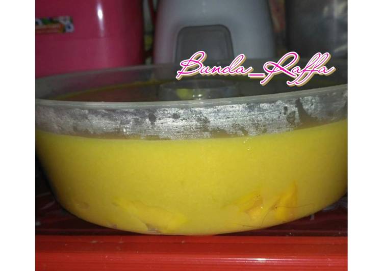 Puding mangga simpel