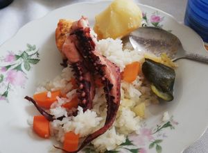 Una foto de Pulpo 🦑 a la brasa de leña