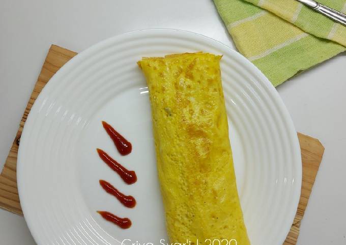 Nasi Daun Jeruk Gulung Telur