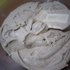 A picture of Peanut butter cream frosting#charityrecipe#4wkschallenge.