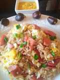 Arroz chaufa de cecina