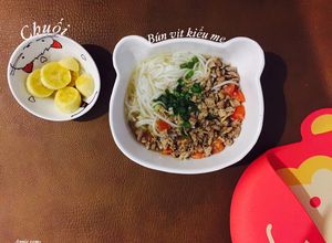 Hình của món Bún vịt kiểu mẹ - ăn dặm.
